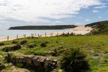 The ancient Roman city of Baelo Claudia located on the Bolonia bay, Cadiz province, Andalusia, Spain