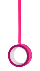 Pink roll of tape design element