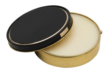 Shoe polish container design element