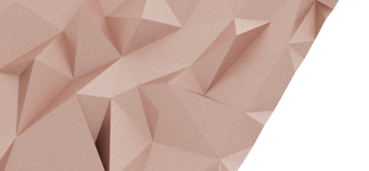 Modern geometric background featuring a rose gold polygonal texture. Ideal for presentations, websites, and design projects.