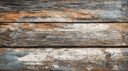Weathered wooden planks, horizontal layers of aged wood