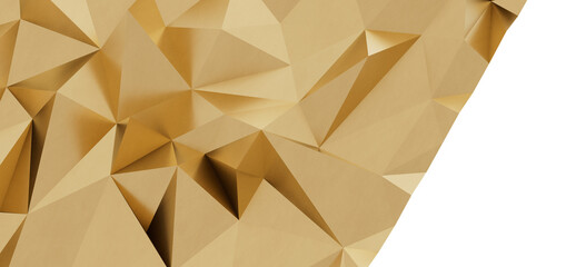 Premium quality abstract background with gold geometric shapes. Ideal for modern designs,...