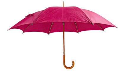 A vibrant magenta umbrella