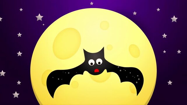 halloween, pumpkin, autumn, holiday, horror, background, night, bat, vector, moon, orange, october, illustration, scary, celebration, spooky, dark, black, cartoon, silhouette, design, evil, season, la