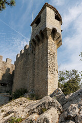 Castello de la Fratta castle, Fratta Tower (Cesta) in San Marino, Europe