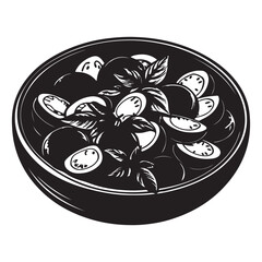 An Elegant and Light Caprese Salad, a Wholesome Mediterranean Appetizer with Ripe Tomatoes, Fresh Mozzarella, and a Drizzle of Balsamic Glaze