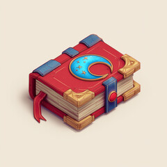 Graphic element isolation background for your design asset, game asset, video game, mobile game, web asset Illustration