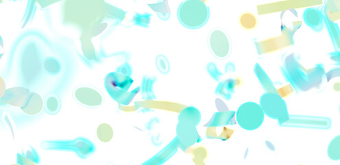 Soft pastel blue and green abstract shapes on white background. Perfect for website banners, presentations, and social media.