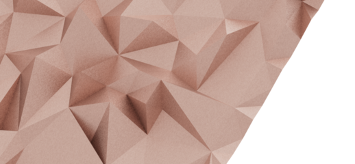 Rose gold low poly background. Abstract geometric texture. Perfect for websites, presentations, and more.