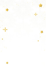 Golden stars png border frame, transparent background