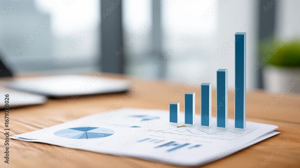 Poster data analysis of financial trends in bond yields over time with graphical representation