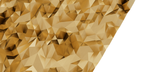 Modern gold geometric background with triangular shapes. Perfect for luxury, technology, or abstract designs. High-resolution image.