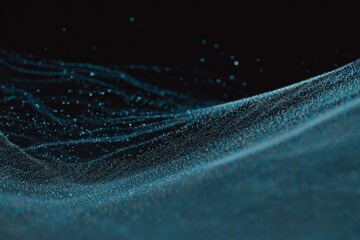 Colorful light bending through space particles creates a mesmerizing abstract representation of distant galaxies and cosmic phenomena in a dark background