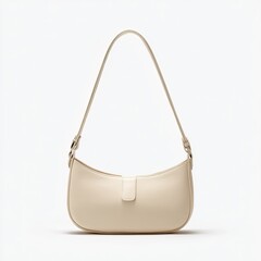 Cream-colored handbag, simple design