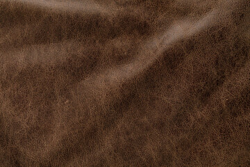 High-resolution image of a brown distressed leather texture. Perfect for backgrounds, website...