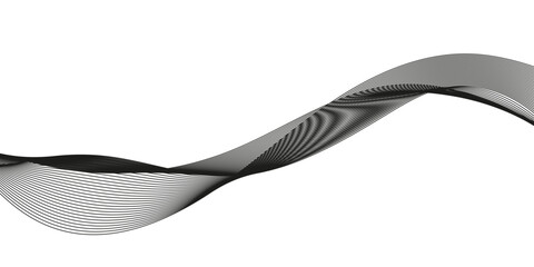 abstract black wave line background, abstract line illustration modern design, smoke on black wave line background, digital frequency track equalizer, flowing line illustration on transparent.