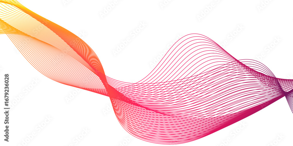 Poster abstract modern pink wave lines background, soft luxury texture with smooth and clean vector subtle 
