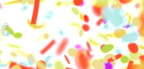 Vibrant and playful abstract background with colorful shapes. Perfect for websites, presentations, and more.