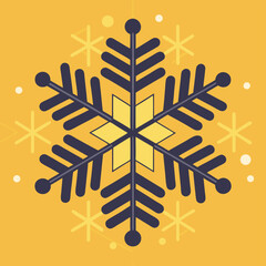 36 Black Line Snowflake Vector Icons Set – Minimalist Winter Design Collection
