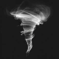 Glowing Spiral Particle Rotation