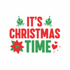 Merry Christmas T-Shirt Design | Festive Holiday Winter Gift Tee