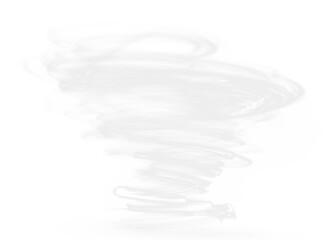 Bright glowing tornado spiral vortex