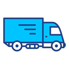 Truck Simple Vector Icon Collection
