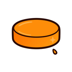 Pancake with Syrup Illustration Delicious Breakfast Treat.