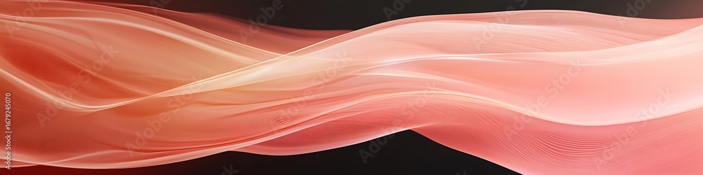 Aufkleber abstract peach wave background design for desktop wallpaper and graphic design projects with modern 