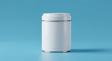 Modern white travel thermos with sleek metallic accents, perfect for active lifestyles and on-the-go refreshment.