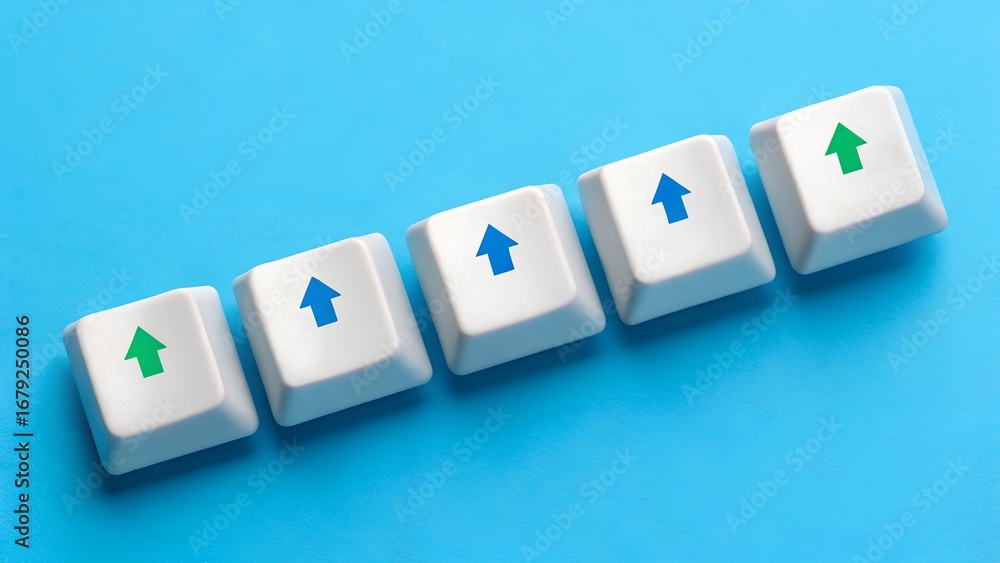 Poster directional pattern – input logic and symbolic contrast symbolism, technology, conceptual, strategy,