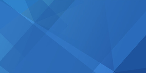 Abstract Blue Background Featuring Triangles and Rectangles in a Layered Design, Ideal for a Modern Art Website Banner