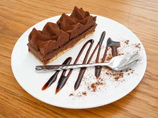 Chocolate tart or chocolate cream pie