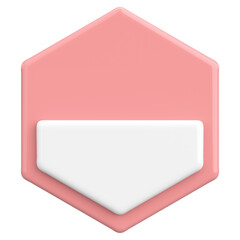 Price tag. Price label. 3D illustration.