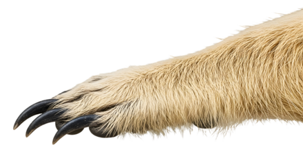 Animal paw with claws