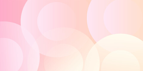 Modern banner background pastel colorful pink and yellow gradations abstract