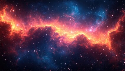 Fototapeta premium cosmic landscape background image