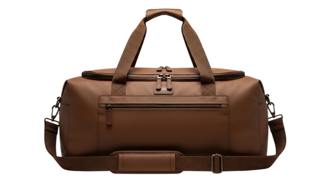 Shop the latest brown leather duffel bag for travel and gym online