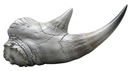 Rhino Horn weathered texture and cracks