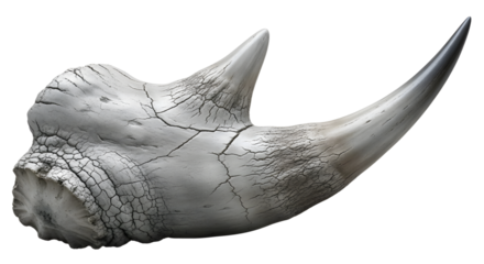 Rhino Horn weathered texture and cracks