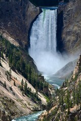 Lower Falls, Grand Canyon of the Yellowstone, Wyoming, USA.