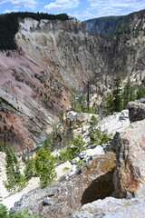 Lower Falls, Grand Canyon of the Yellowstone, Wyoming, USA.