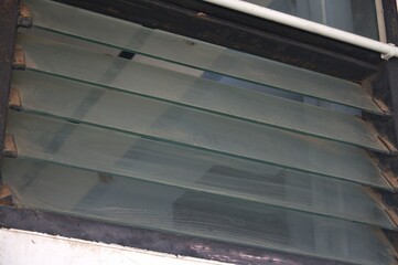 Obraz premium Glass on a ladder