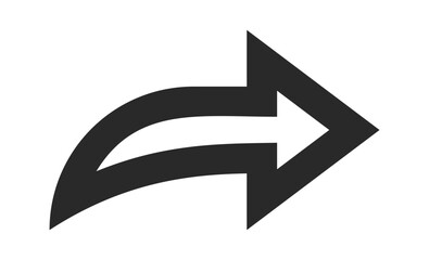 Black click arrow frame design