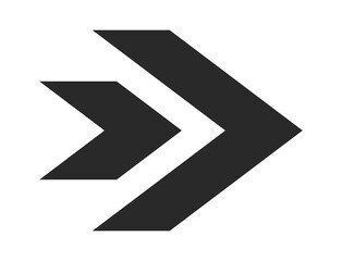 Right arrow black zebra pattern