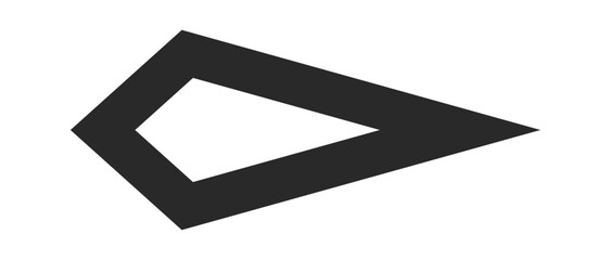 Cursor geometric frame mouse pointer
