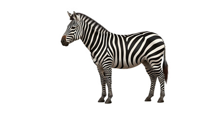 Fototapeta premium Zebra Standing Side View