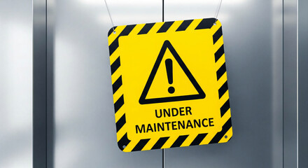 Elevator Out of Service: Maintenance Sign