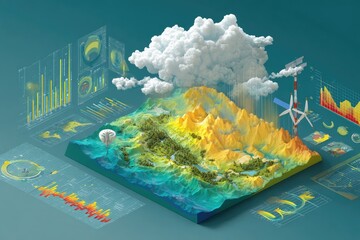 3D Terrain with Data Overlays