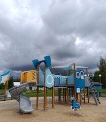 children's playground for games and sports